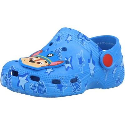PAW Patrol Blue Clogs Kids Beach Garden Shoes with Chase Charms