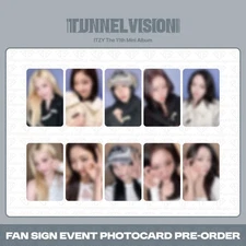 [PreSale] ITZY 11th Mini Album TUNNEL VISION MakeStar Photo&Meet&Call Photocard