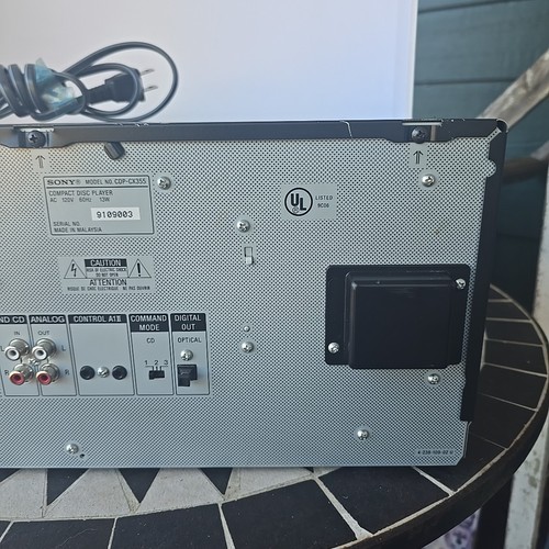 Sony CDP-CX355 Digital Mega Storage 300 Compact Disc CD Player Changer - TESTED - Picture 9 of 10