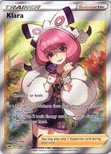 Pokemon Klara 194/198 Chilling Reign Full Art Holo Ultra Rare NM on eBay