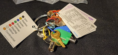 #ad #ad Color Coded Commercial Washing Machine Key Set Ipso Washex Dexter Unimac.. $75.00