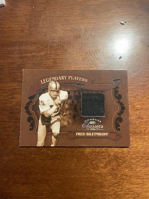 2006 Donruss Classics #LP-14 Fred Biletnikoff #/250 Legendary Players Jerseys