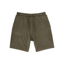Image of HUGO BOSS Mens Green Rib Loungewear Shorts XL BNWT Ref C1856