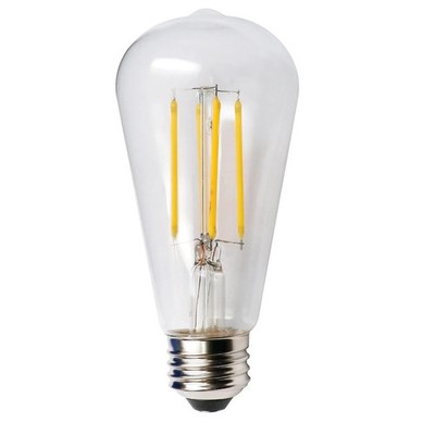 2 PACK HALCO 85045 ST19CL7ANT/827/LED2 ST19 120V 7W 2700K E26 CLEAR PROLED