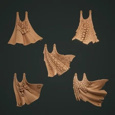 5-10x Anvil Wardens/Flame Lizard Marine Dragon Scale Cloaks