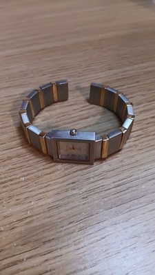 Vintage Geneva Platinum 7163 Woman's Gold Silver Watch