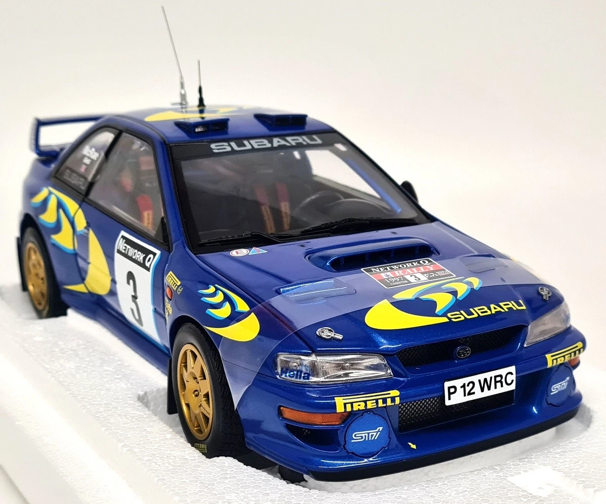 ミニカー rally car collection SUBARU cm's RALLY CAR COLLECTION SUBARU IMPREZA WRX Acropolis C.Sainz SS