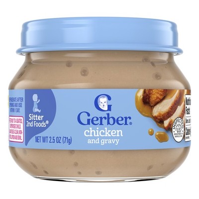 2nd Foods , Sitter, Chicken and Gravy, 2.5 oz (71 g)