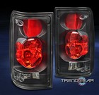 For 89-95 Toyota Pickup Truck 2WD 4WD Replacement Tail Brake Lights Lamps Black