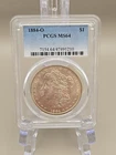 1884-O Morgan Silver Dollar $1 - PCGS MS64