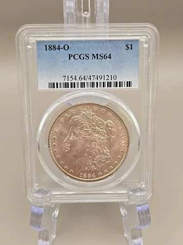 1884-O Morgan Silver Dollar $1 - PCGS MS64