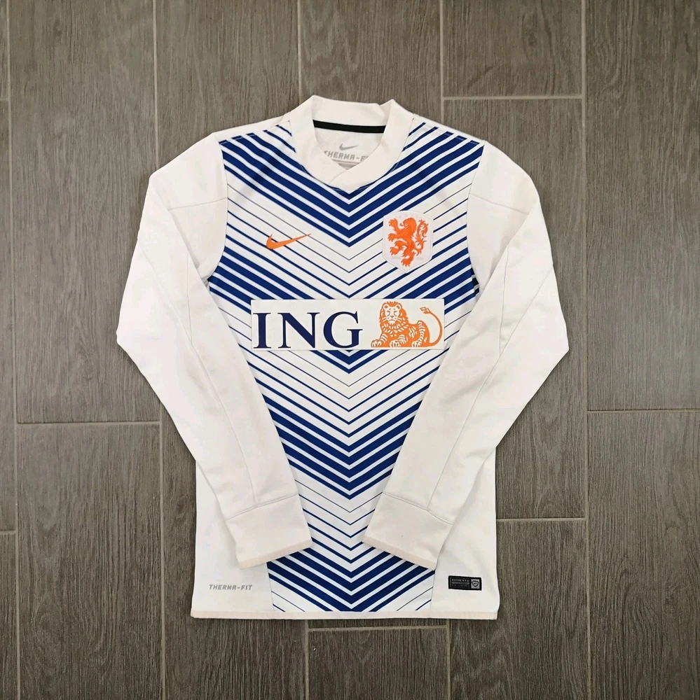 Niederlande 2014 WM Elftal Long Sleeve Trikot Größe: XS Fußball Streatwear Nike