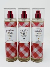 3 BATH  BODY WORKS GINGHAM LOVE 8 oz. FINE FRAGRANCE MIST Set Of 3 NEW