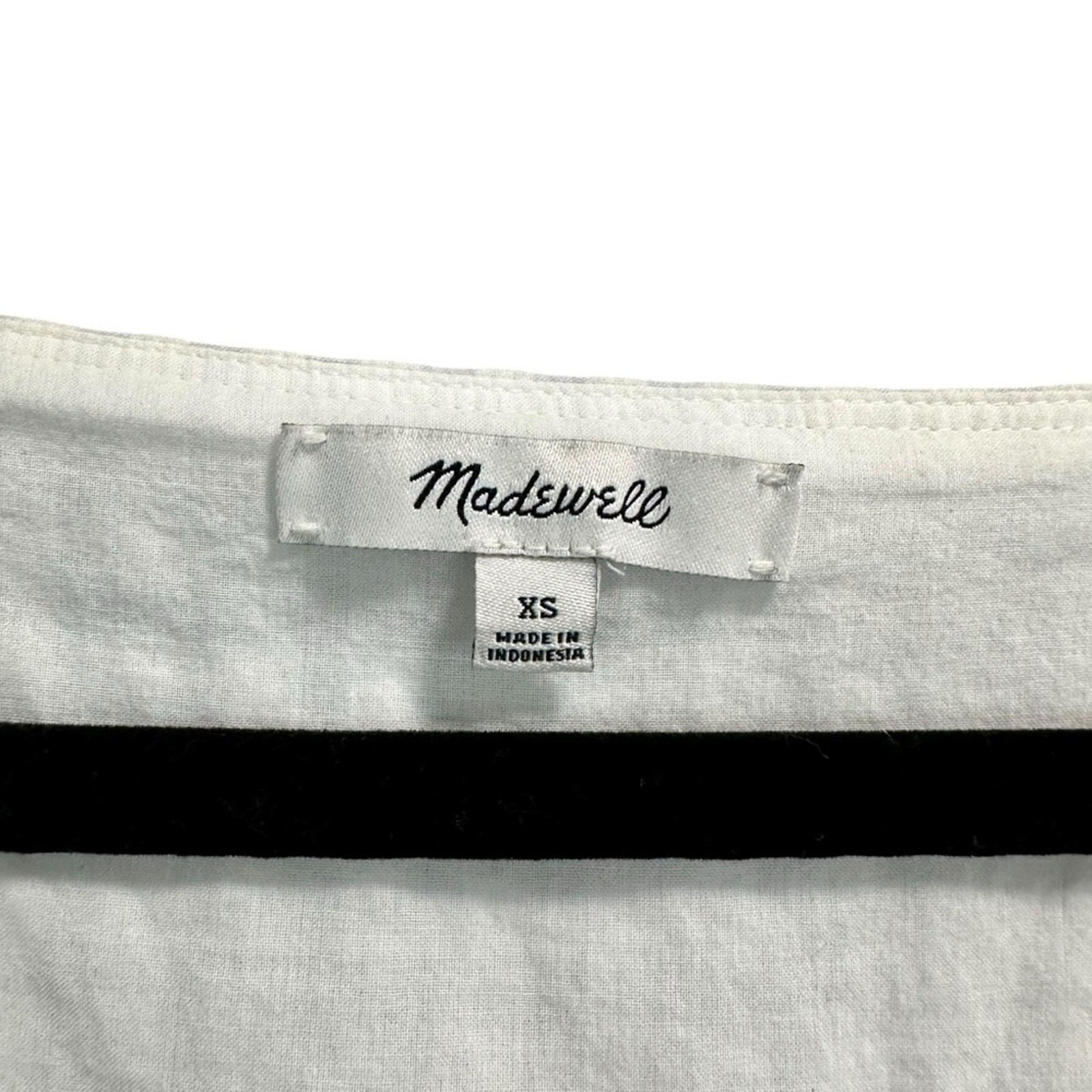 Madewell Patchwork Gingham Button-Front Tiered Mi… - image 7