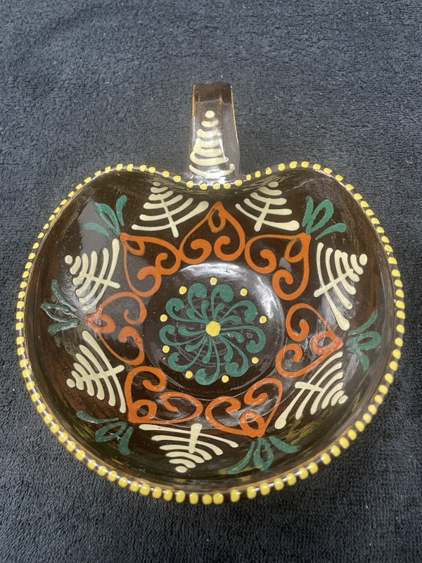 Handerbelt  Germany Ceramic Art Nappy Dish Trees