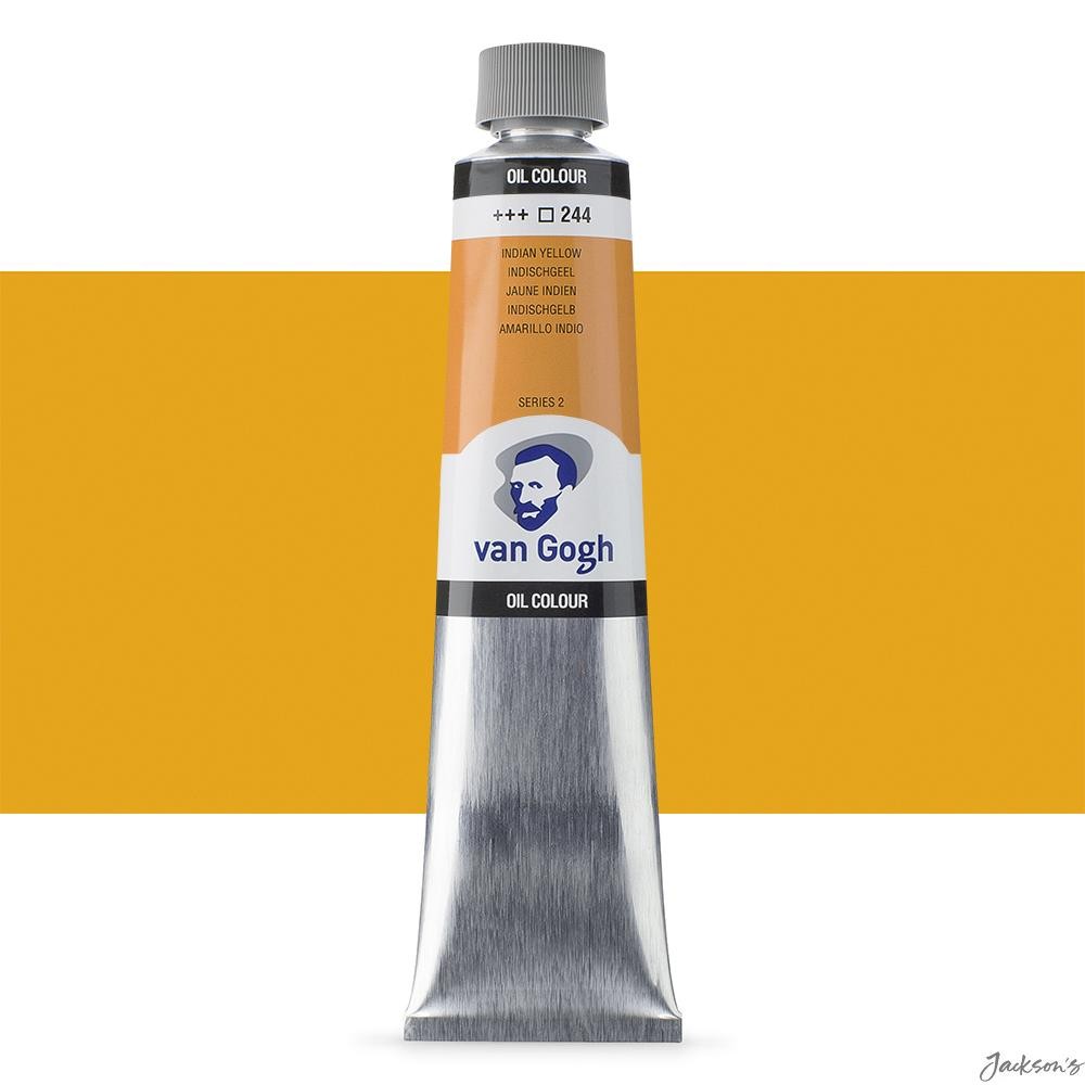 Royal Talens Van Gogh Oil Paint Tube 200ml Indian Yellow For Artists