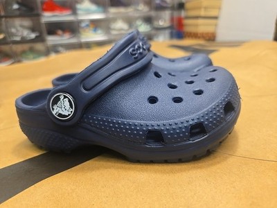 Crocs Toddler Classic Clog Navy/Navy Size 7C Pre-owned Excellent Condition 