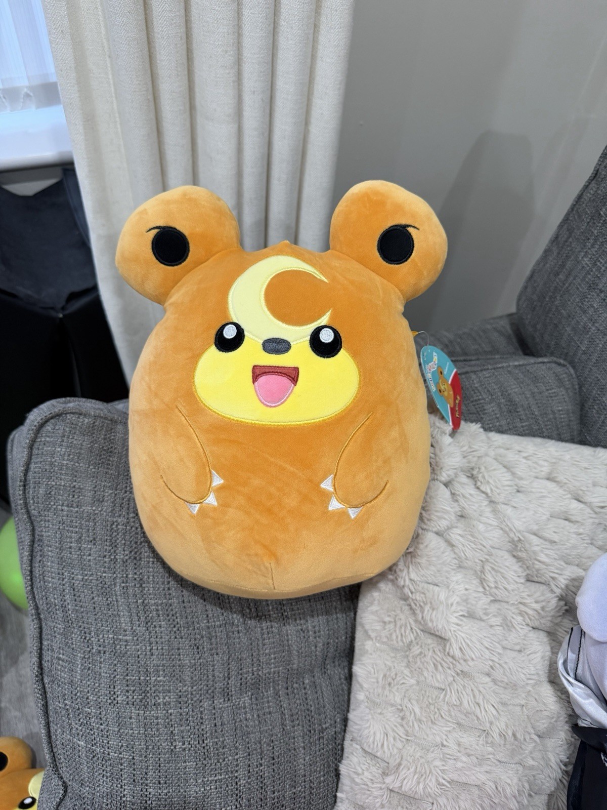 Squishmallows Pokemon Teddiursa 10"" 25cm Squishmallow Plush Soft Toy SQPK00039