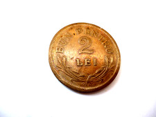 1924 ROMANIA--2 LEI COIN