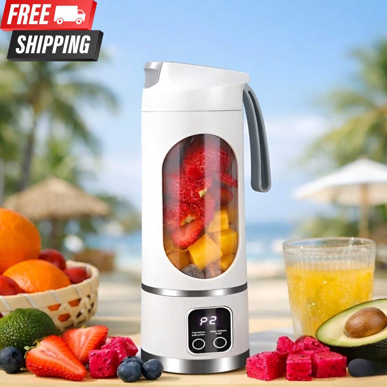 Portable Blender Juicer Machine Mini Rechargeable Smoothie M