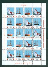 Denmark 2000. Christmas Sheet  Danish Church Calgary. Light Ship. Sail Ships.