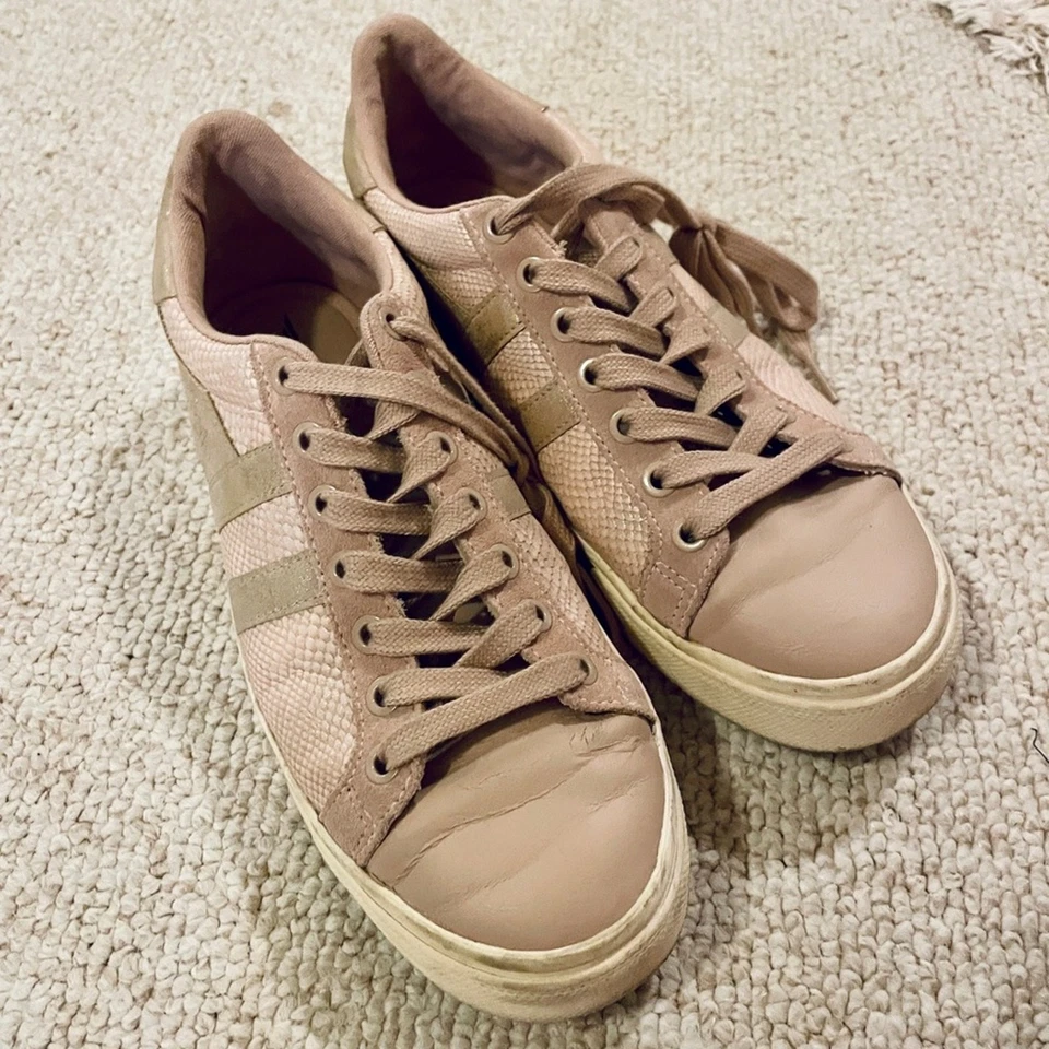 Tênis Feminino Gola Classics Orchid II Lizard in Blush Rosa & Dourado Feminino 7 - Imagem 2 de 4