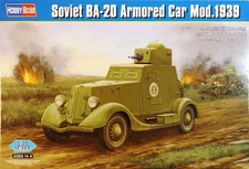 HobbyBoss 1/35 Russian Ba-20 Armored Car Model 1939 83883'
