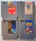 4 game NES Adventure Lot Faxanadu, Solar Jetman, Journey 2 Silius, Legacy Wizard