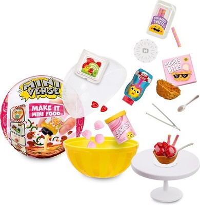 MGA's Miniverse Serie 2 Make It Mini Food Diner DIY Food Playset mit UV-Licht 8+
