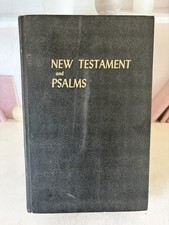 King James Version New Testament and Psalms Books of Bible Christian Hardcover