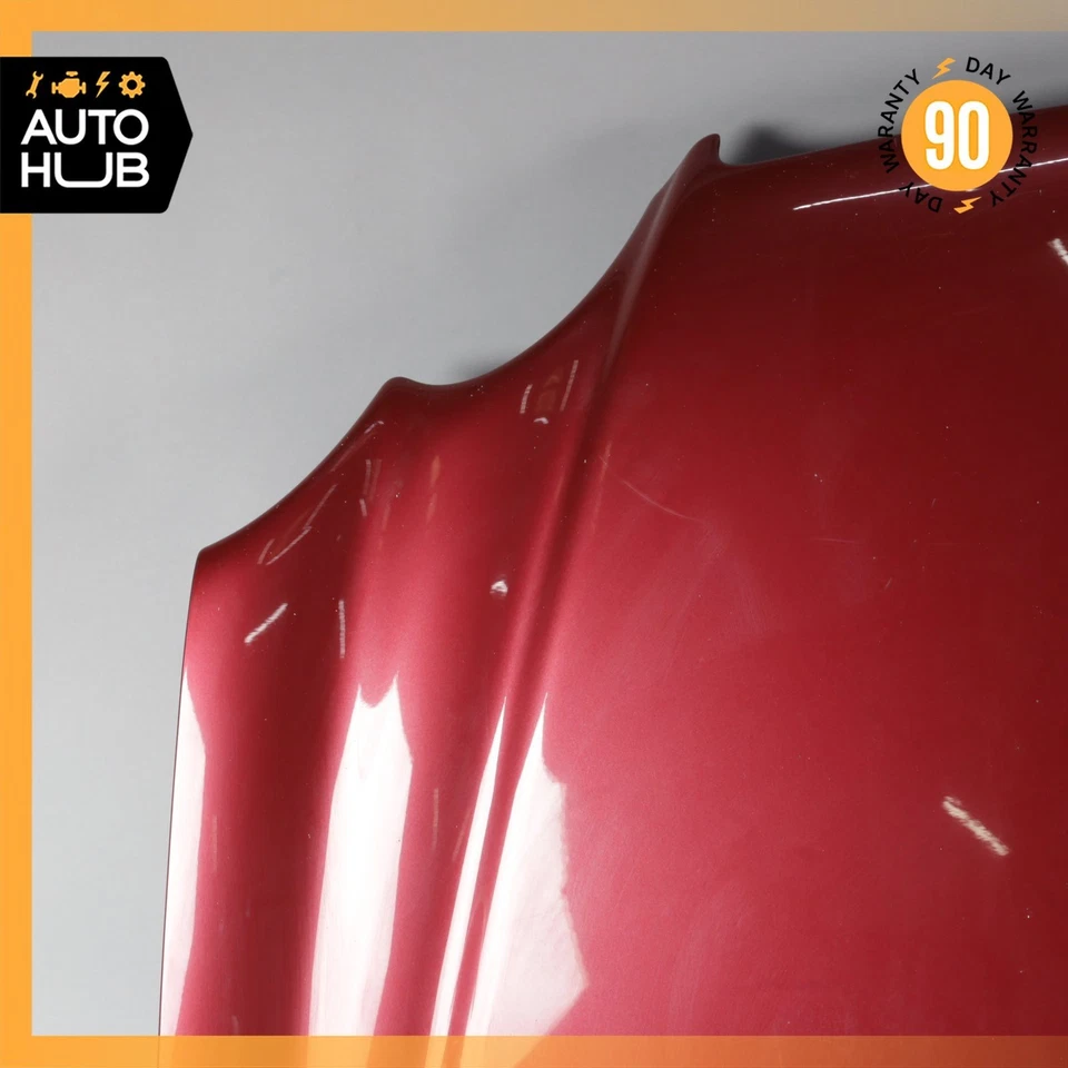 03-08 Conjunto de panel de cubierta de capó rojo OEM Mercedes R230 SL500 SL55 AMG SL550 Foto 3 de 4