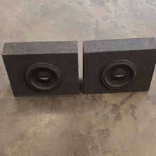 Skar Audio VS-10 D2 10" Dual Voice Coil Shallow Mount Enclosed Car Subwoofers
