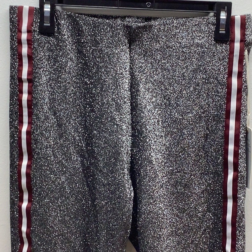 Iris Basic Size Large Sparkling Gray Leggings Wit… - image 2