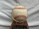 Cal Ripken Jr Signed Baseball Auto w/ COA Consecutive Games Leader Orioles