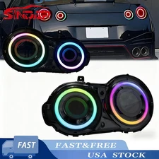 SINDAR RGB Tail Light Fit For Nissan GTR GT-R R35 2008-2024 Rear Lamps Assembly