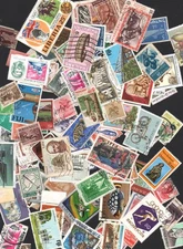 USED +110 STAMPS MIXED WORLDWIDE STAMPS (340)