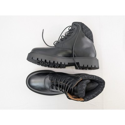 Dior Oblique jacquard Explorer III Ankle Boot in black BNWB 43