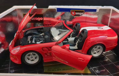 1/18 Diecast Bburago Gold Collection 1999 Shelby Series 1, Red