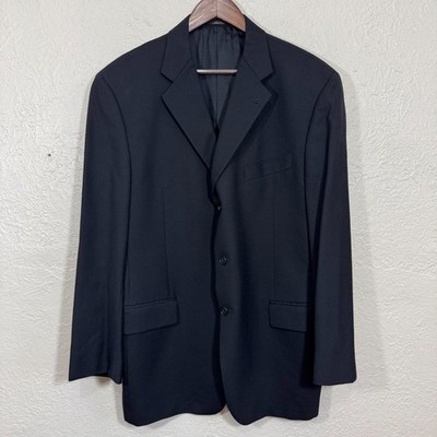 Vtg Joseph Abboud Blazer Sport Coat 44R Wool USA Made Classic Ivy Prep School