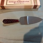Vintage Avon Cape Cod 1876 Collection Ruby Red Glass Dessert Pie Server  — photo 3
