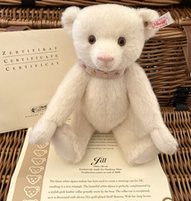 Steiff 2008 "Jill" Ltd Edition Bear 26cm, White Alpaca - EAN:662683