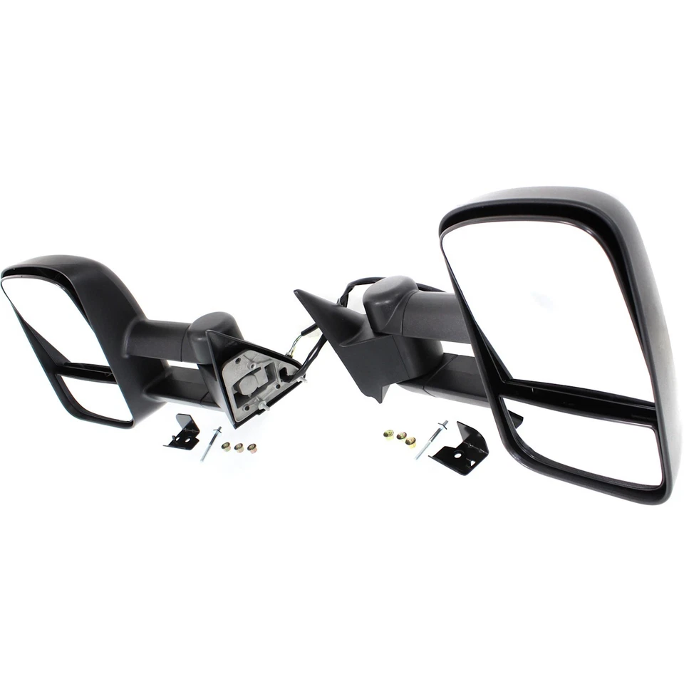 Power Mirror For 1988-1999 Chevrolet C1500 Telescopic Dual Glass Pair - Image 2 of 4