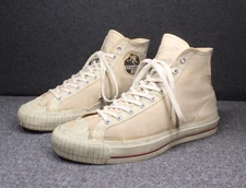 Vintage 1950s PF Flyers BF Goodrich Made in USA Canvas Gym Sneakers Mens Size 12