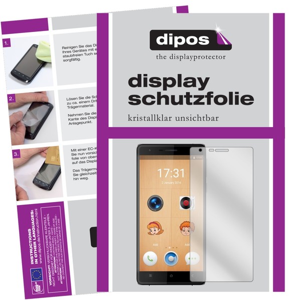 6X Schutzfolie FüR Oukitel K4000 Lite Klar Displayschutzfolie Folie Dipos-image