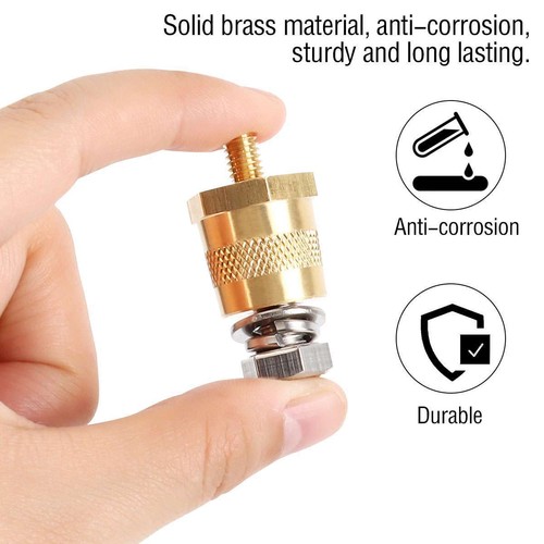 1Pair Battery Pole Adapter Terminal Connector Fittings M6 M8 Thread Post Adapter - Picture 6 of 11
