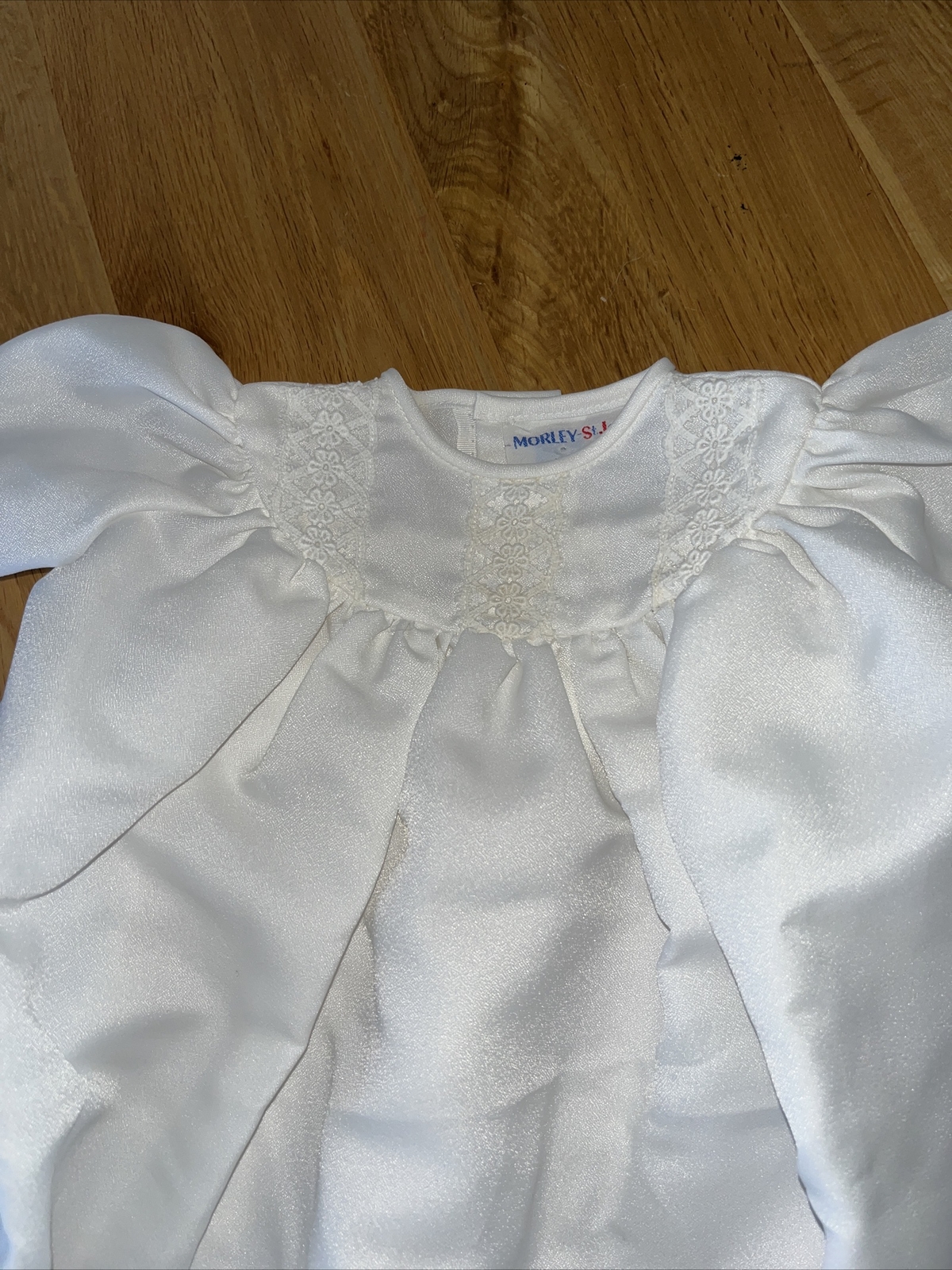 Beautiful Morley St Joan Vintage Christening Gown Made In England