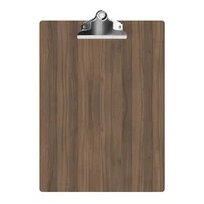 Wood Letter Size Standard 8.5 x 11 Butterfly Clip Clipboard 