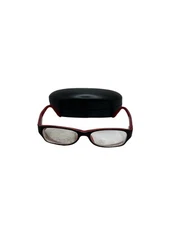 RALPH LAUREN RL 6058 5255 BLACK RED EYEGLASSES AUTHENTIC FRAMES 53-16 W Case