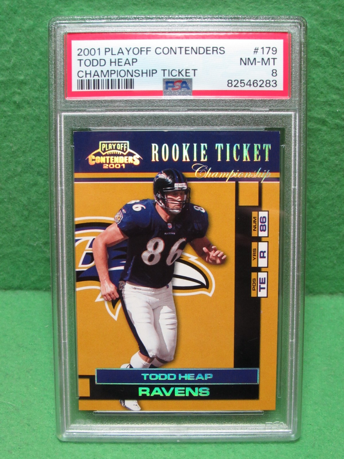 Todd Heap Playoff Contenders Championship Ticket #179 Base
