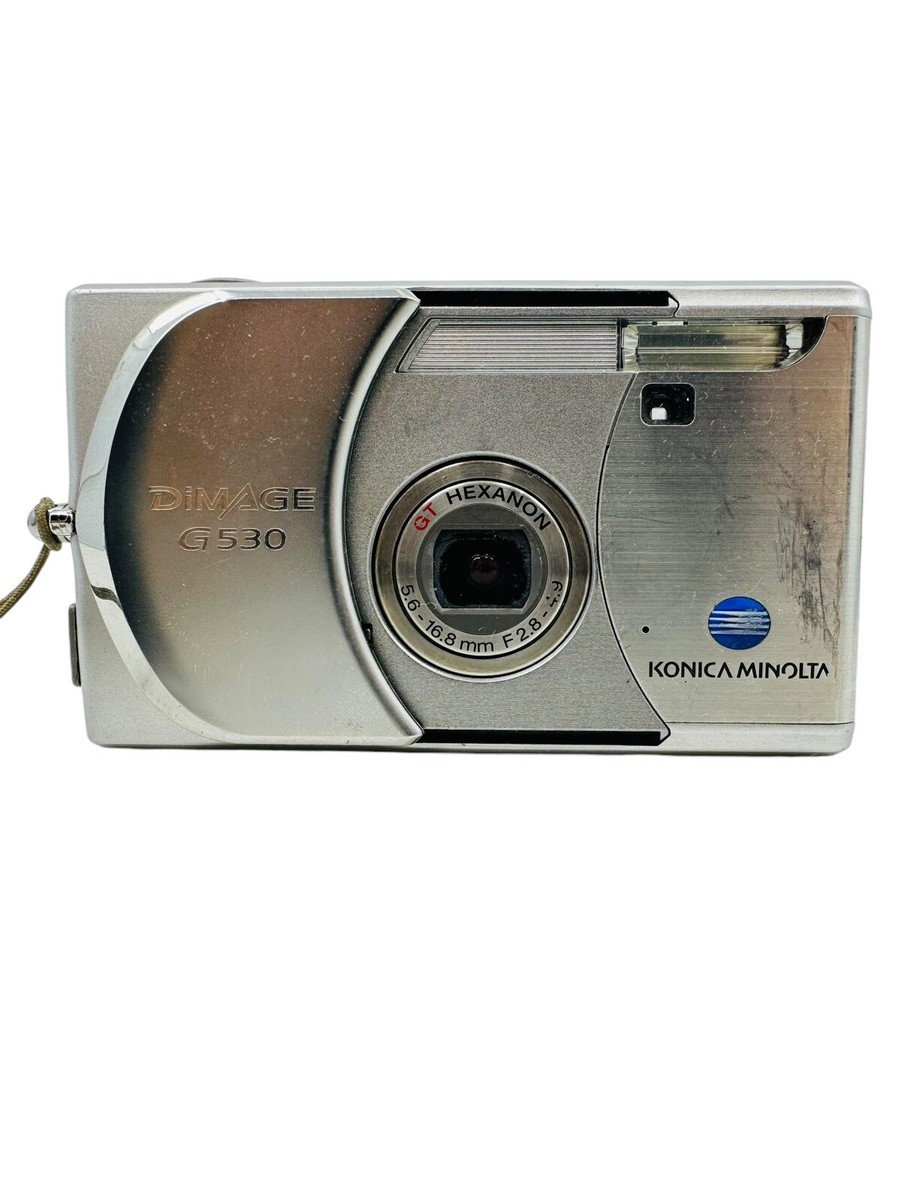 Konica Minolta Dimage G530 Digital Camera Silver UNTESTED 618 | eBay